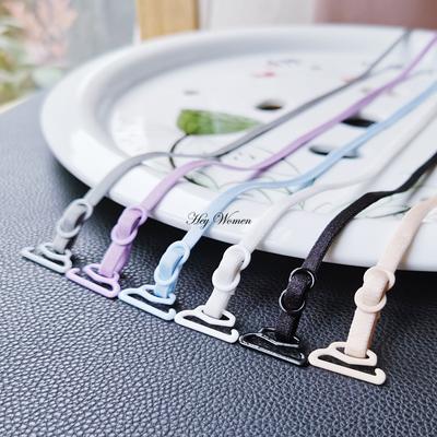 5 mm Nylon-Unterwäscheträger, 1 Paar, unsichtbare, rutschfeste Schulter-BHs, nahtlose Bralette-Rückenträger, Dessous-Accessoires für Damen