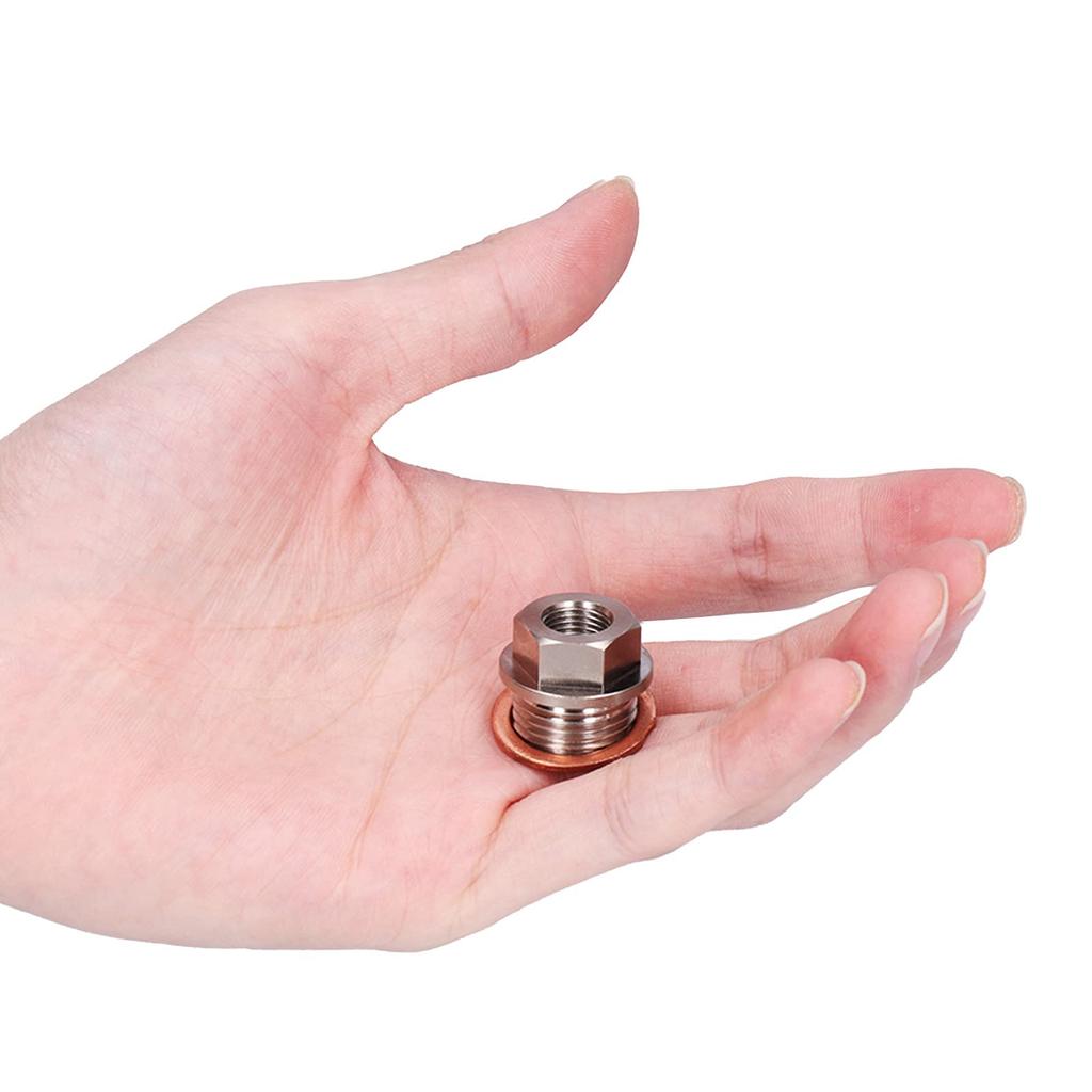 Hilitand Temperature Sensor Adapter M18×1.5 to 1/8NPT Thread Exhaust Water