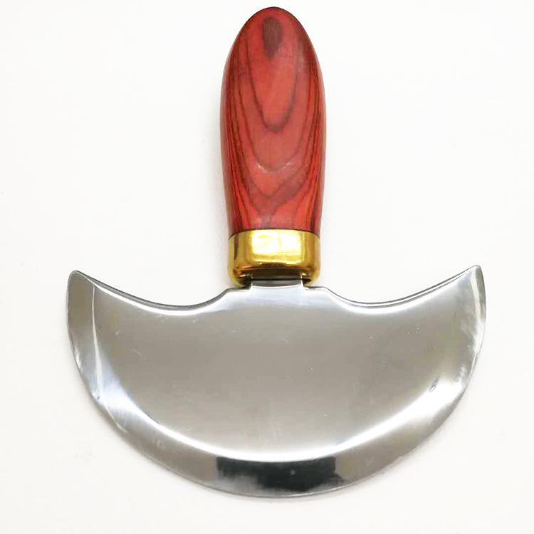 Zhihui Semi-Circular Leather Cutting Knife - DIY Edge Shaving & Thinning Tool