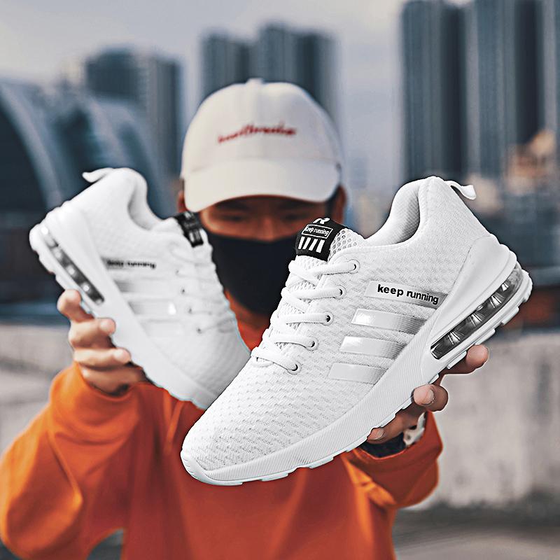 Newest 2022 Spring Men'S Sneakers Shoes For Men Breathable Lightweight Air Cushion Running Shoes Male Comfortable Athletic Training