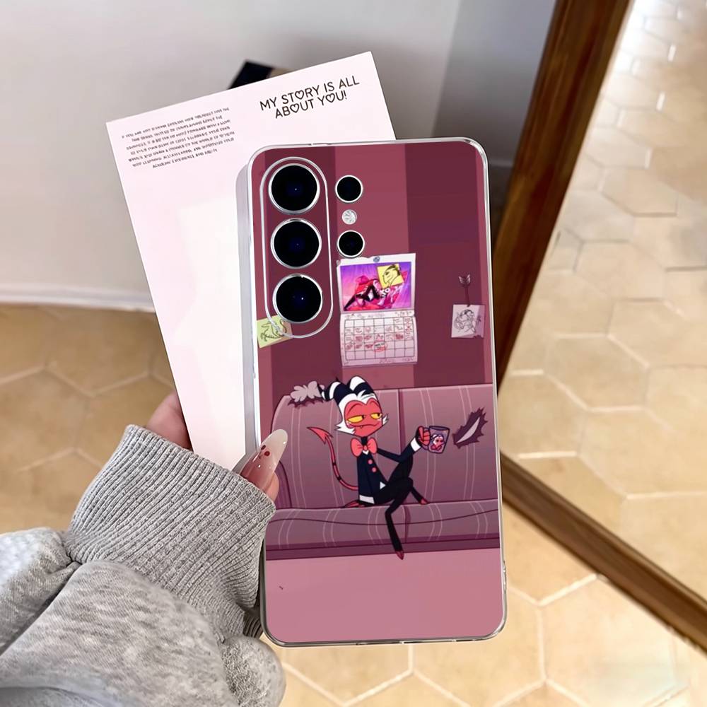 Helluva Boss Moxxie  Phone Case For Samsung S25,S24,S21,S22,S23,S30,Ultra,S20,Plus,Fe,Note,10,9,5G Transparent Cover