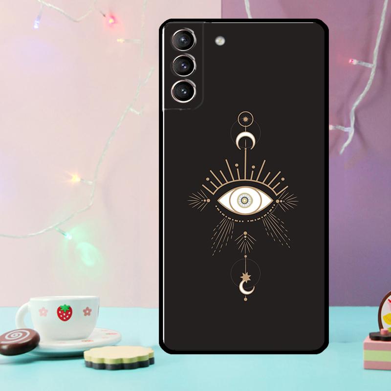 Evil Eye Hamsa Phone Case For Samsung Galaxy S25 Ultra S20 S21 S22 S23 S24 Ultra Plus S9 S10 S25 FE Cover