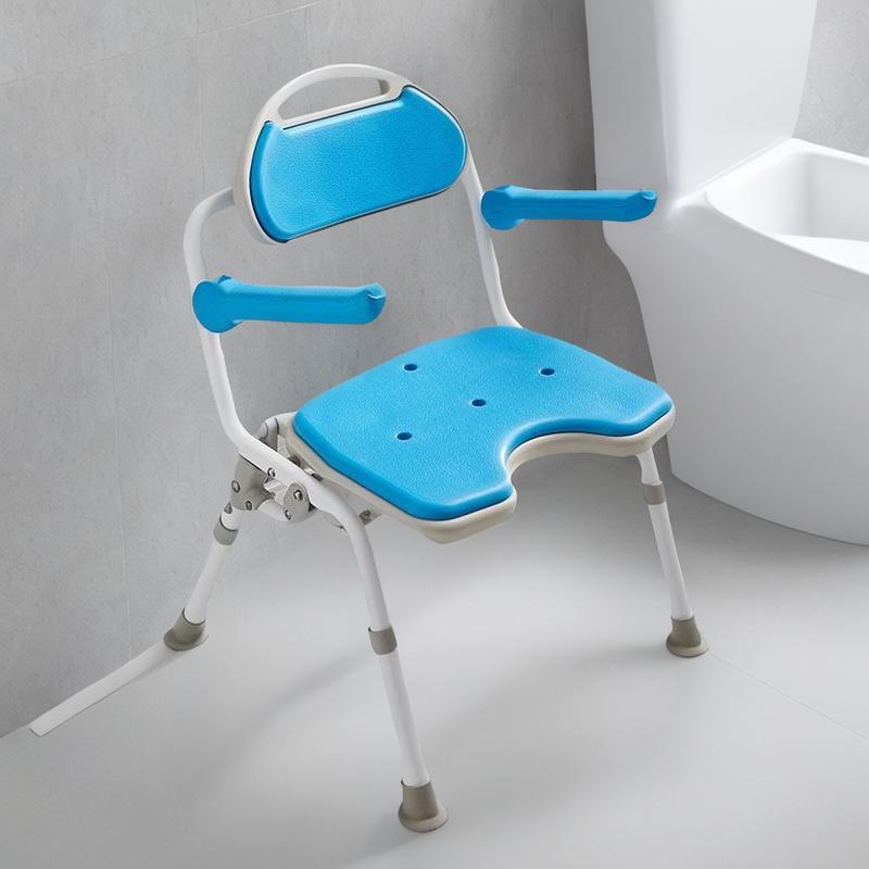 For Nordic Adult Foldable Chair Large Feet Lightweight Designer Bathroom Chairs Foldable Plastic Shower Katlanır Sandalye Furnit