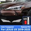Przezroczysta folia ochronna na reflektory samochodowe, odporna na zarysowania, naklejki TPU do LEXUS UX -2025 2024 Akcesoria