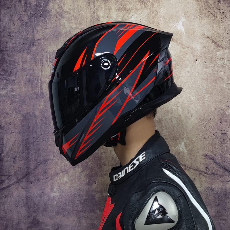 Dual Lens Motorcycle Helmet Motorcycle Travel Helmet Electric Vehicle Adult Safety Helmet