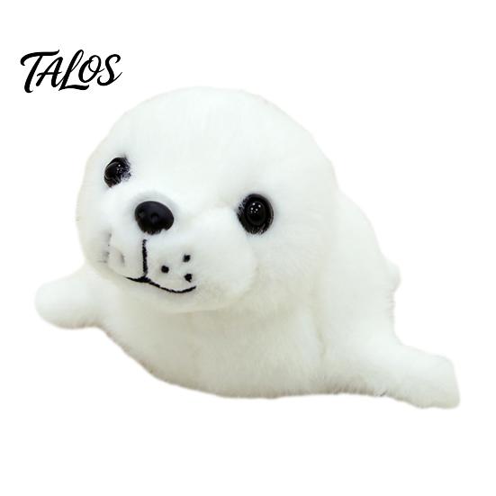 TV Watching Plush Toy Cute Sloth Seal Doll, Soft Stuffed Animal, Hippo Turtle Panda Elephant Particle Base Raccoon Fox Plushie for Desk Car,
