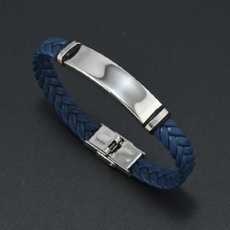 Fashionable Handmade Leather Cord Bracelet With Stainless Steel Hardware Slim Design Fits Most Wrists Great As Friendship Or Romance Gift