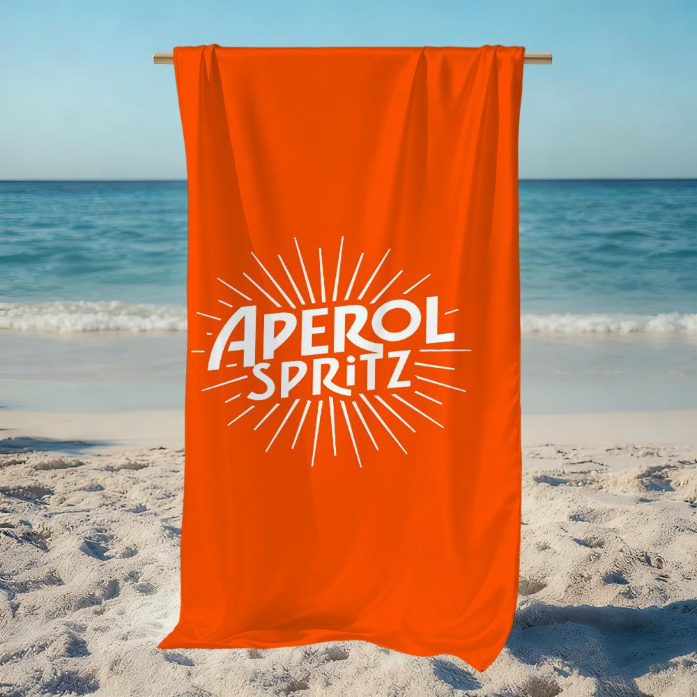 Arte arancione A-AperolS Asciugamano da Spiaggia Asciugatura Rapida Morbido Asciugamani da Piscina Regalo per S-Spritzs-S Viaggio Palestra Doccia Campeggio sport