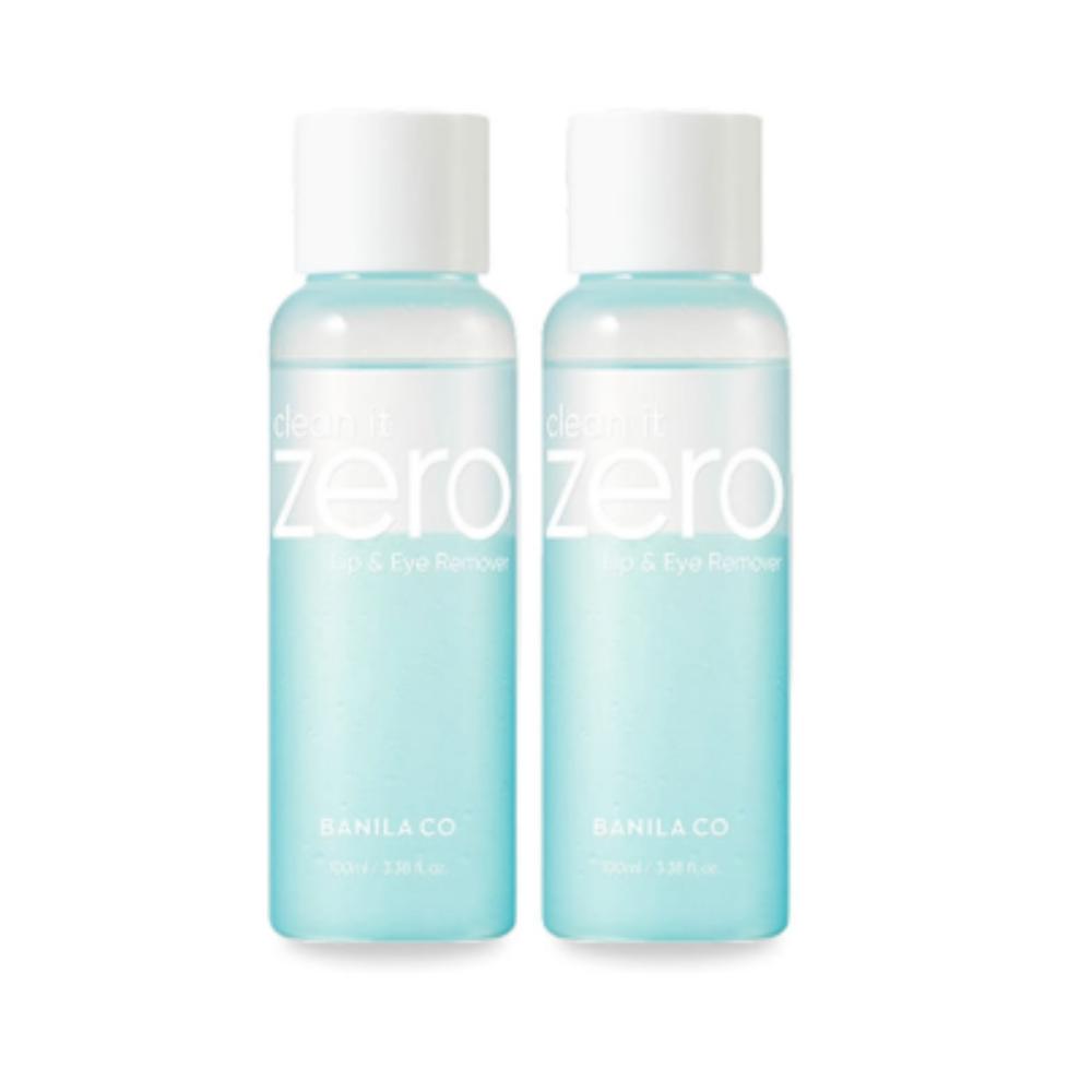 BANILA CO Lip & Eye Remover 100ml x 2 – Gentle Waterproof Makeup Remover