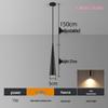 Lampe à suspension conique moderne UOSU pour table de chevet