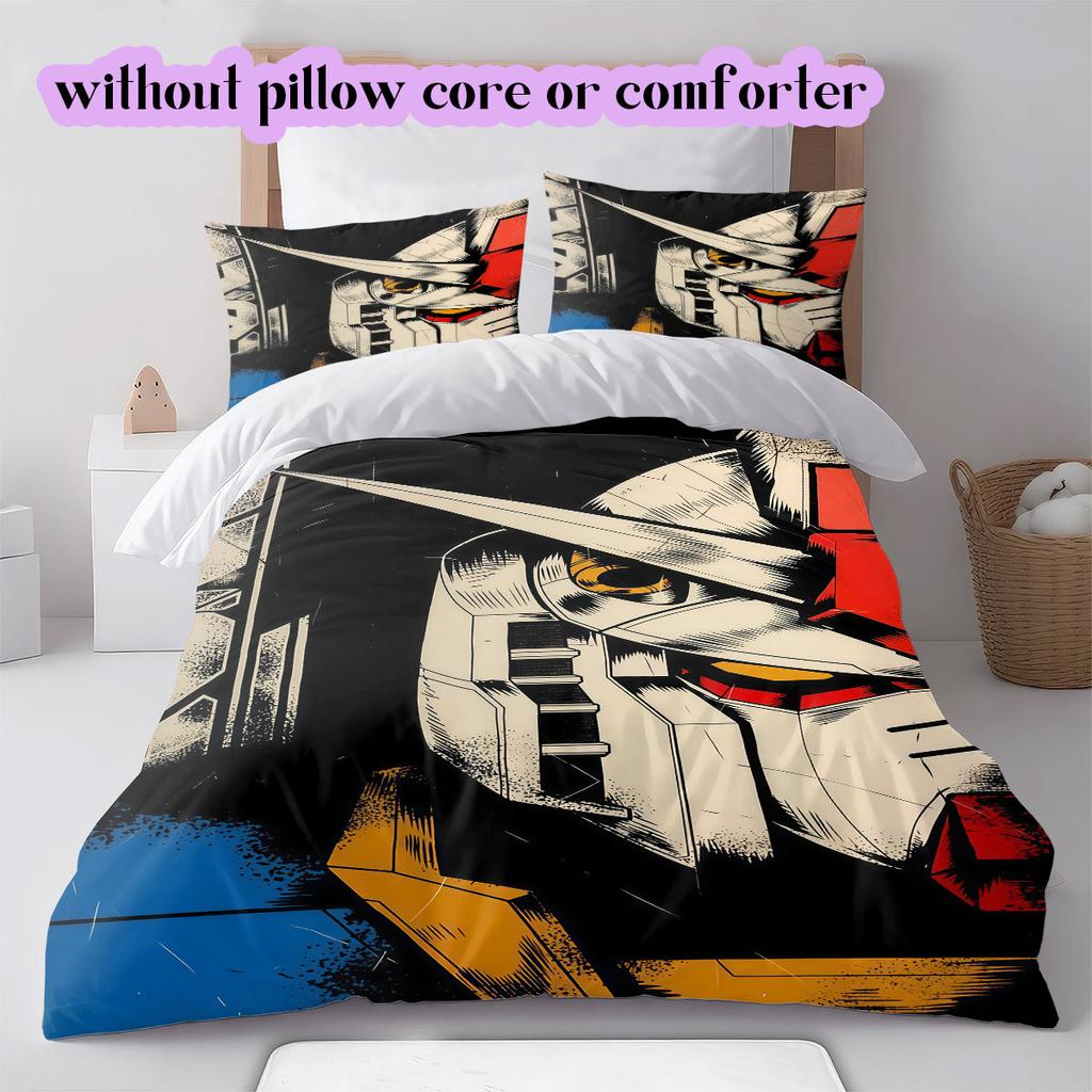 Pilot Your Dreams Gundam RX-78-2 Printed Duvet Cover and Bedding Set, Various Sizes