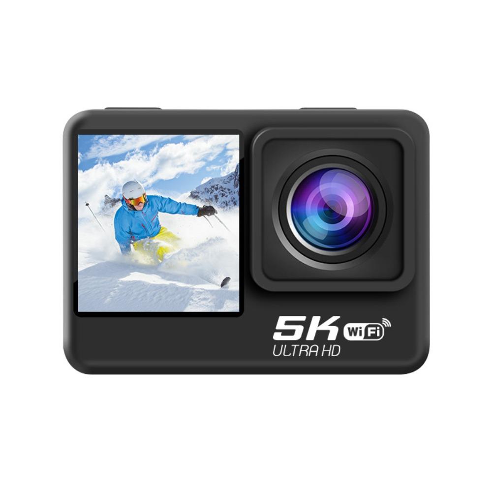 5K Motion Camera High Definition Touch Dual Screen Waterproof Remote Control Camera Motion Image Stabilization Camera Recording