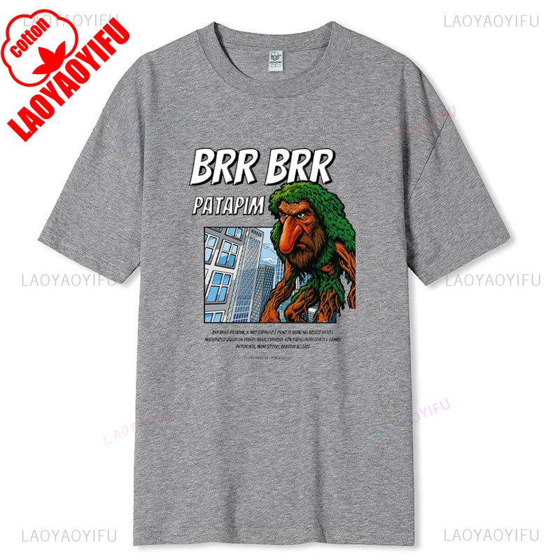 Italian Brainrot Shirt BOMBARDILO CROCODILO Funny AI Art 2025 Viral Meme Mythical Shanhaijing Design Cotton Tee Adult Casual Top