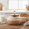 Moisture-Proof Glass Sealed Jar Airtight Sugar Salt Container Coffee Bean Storage Tank  Grain