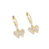 Versatile Gold-Plated Zircon Butterfly Ear Cuffs for Women