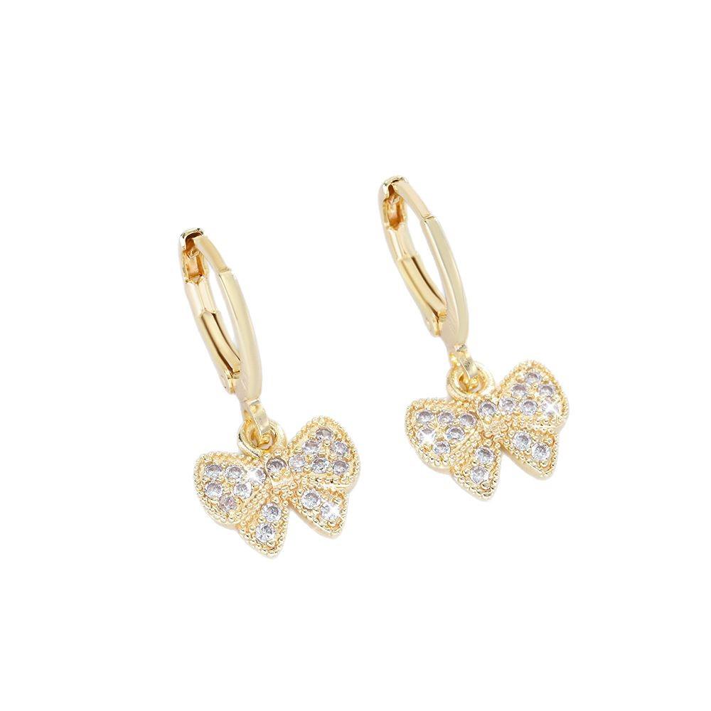 Versatile Gold-Plated Zircon Butterfly Ear Cuffs for Women
