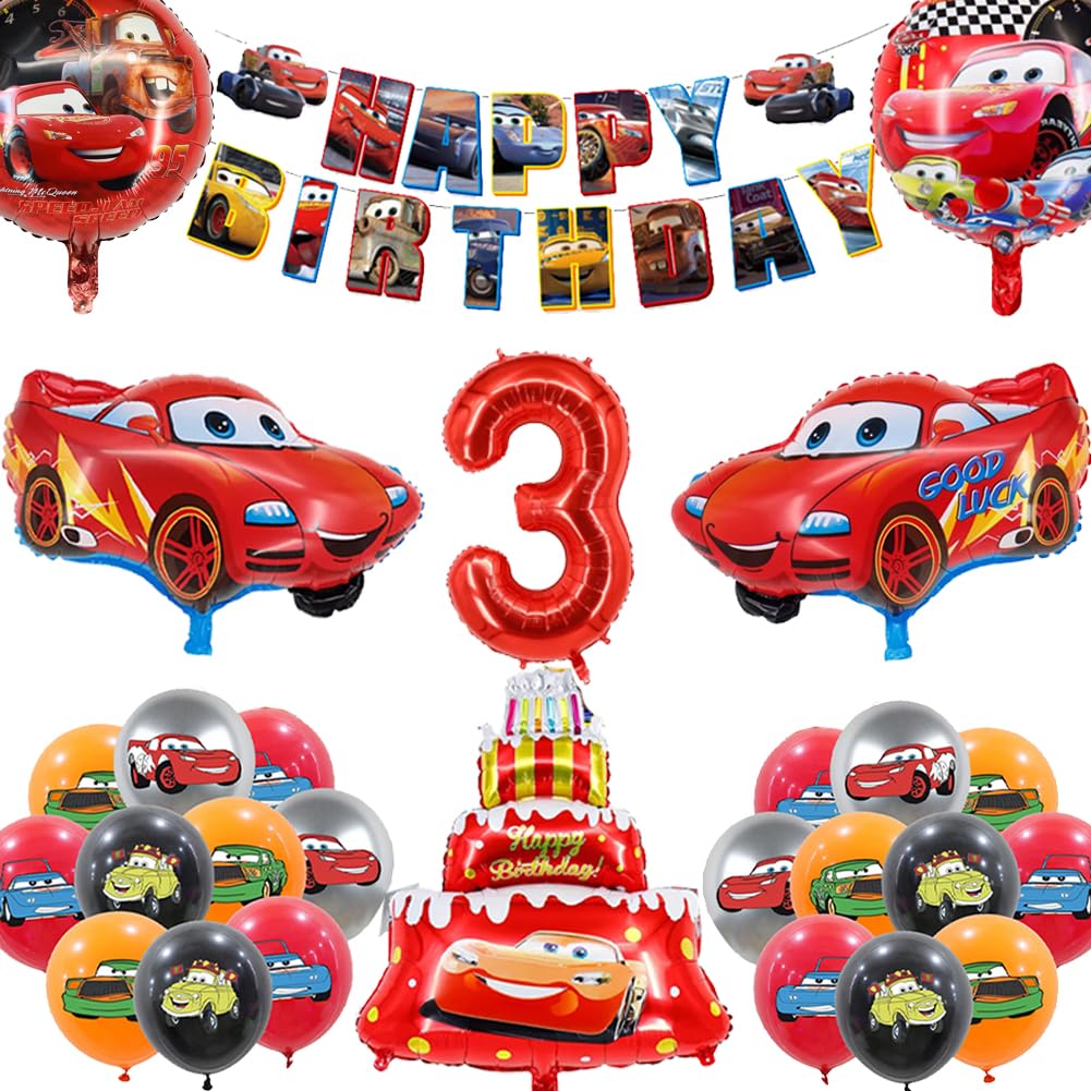 

Украшения на день рождения, Супер шары, Аниме набор «Машинки», Украшения на день рождения для мальчиков, Большие шары в виде машинок, Шары на день рождения, Гирлянда «С днем рождения»,