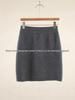 Women's 100% Pure Wool Hip-Hugging Slim Skirt - Fashionable and Sexy