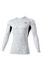 XEBEC Long Sleeve Compression Undershirt Thin Workwear with Sticker Camouflage Silver Size 6630, Sweat-Wicking, Quick-Drying, Deodorizing,