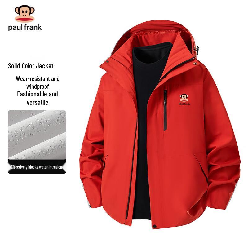 

Paul Frank Men s Hooded Outdoor Jacket Windbreaker 4XL