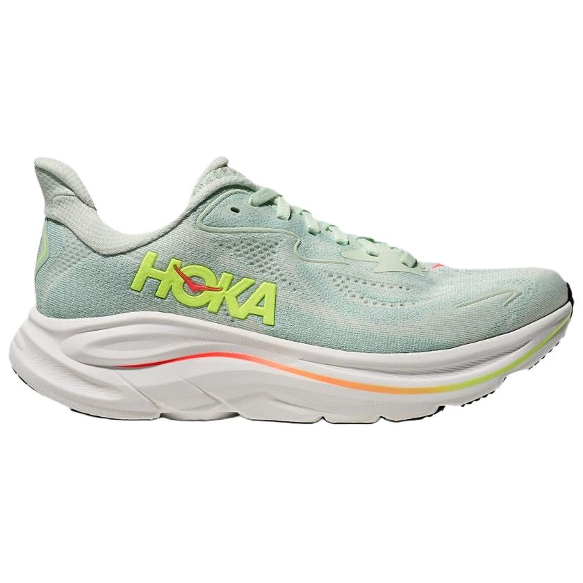HOKA One One Clifton 10 Comfortable Durable Breathable Running Shoes Women Sneaker Aqua-Green 1162031-SLSSN