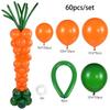 Easter Balloon Wreath Arched Rabbit Theme Party Background Arrangement Scene Decoration Colorful Latex Cross
