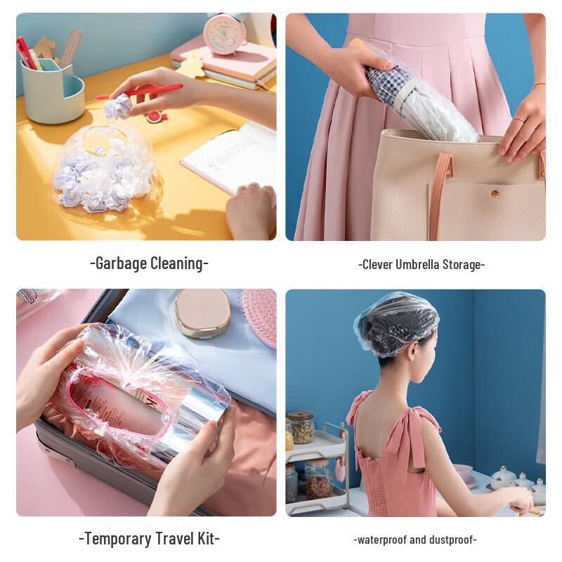 Yijie Barbie Disposable Food Wrap Covers (100-Pack)