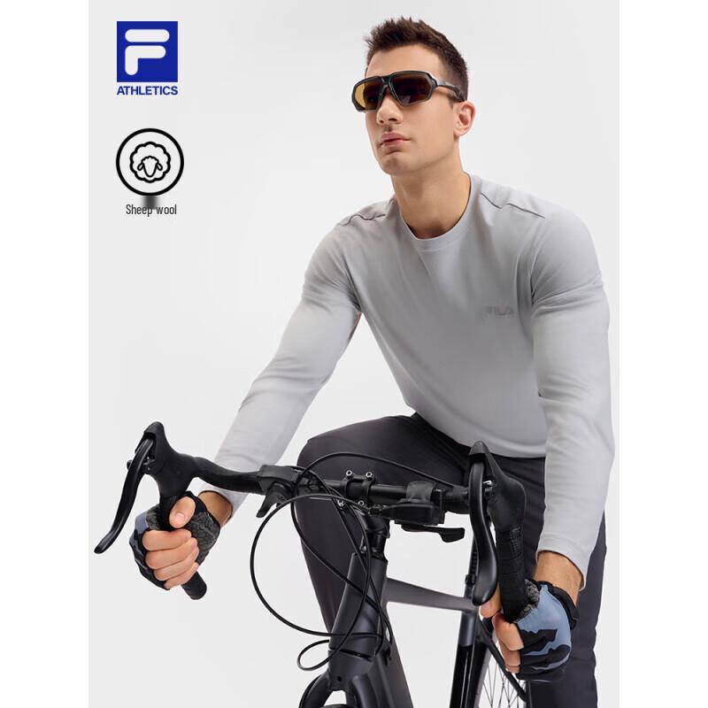 FILA Men s Basic Knit Long Sleeve Cycling T-Shirt XL