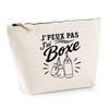Toiletry Bag - PLANETEE - I Can't Minimalist - Beige - 100% Cotton - 3 L (metal Zipper)