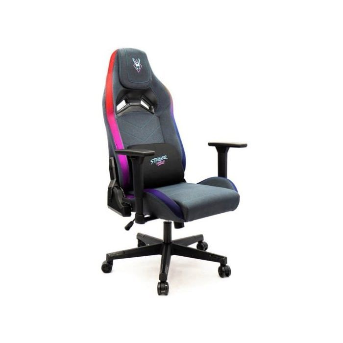 Gaming Chair - Woxter - Stinger Station Elite Rgb - Stain-resistant Fabric - 3d Armrests - Rgb Led