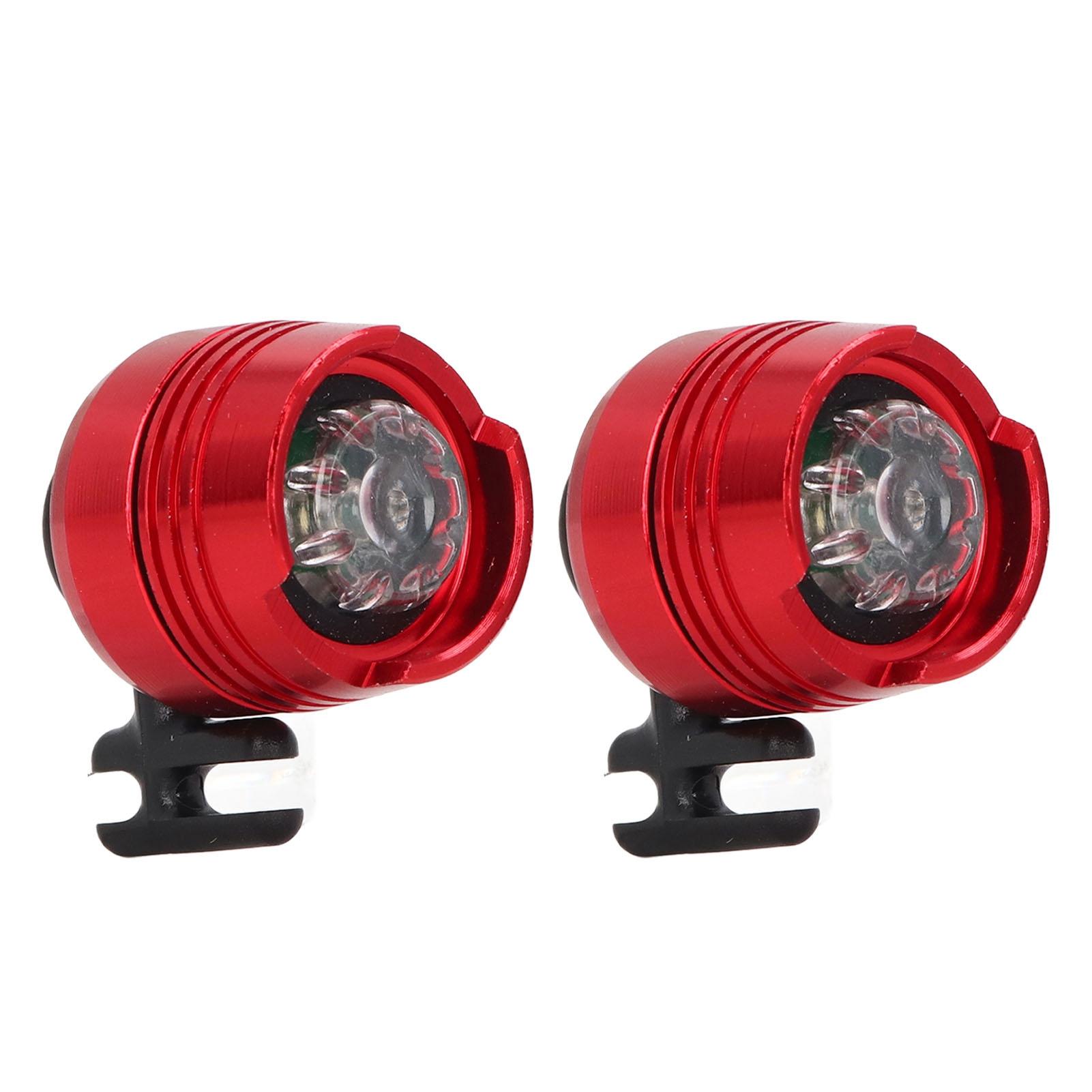 

2PCS Clogs Shoes Headlight Decorative Aluminum Alloy ABS IPX5 Water Resistant Clogs Headlamp for Thanksgiving червоний