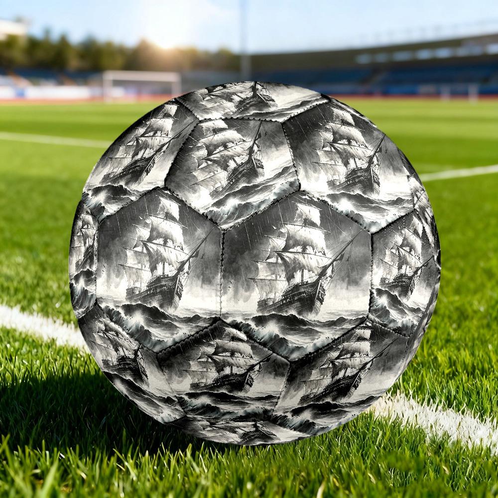 1pc Ship Storm Size 5 Soccer Ball Professional Lightweight Durable Match Training Football Indoor &Outdoor Sports BallTraining Ball y50
