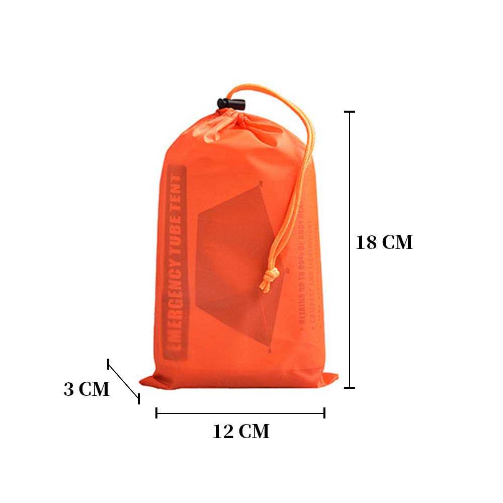 Emergency Disaster Prevention Disaster Evacuation Measures Emergency Heat Sheet Tent Poncho Tarp Sleeping Bag Set Bivi Raincoat Outdoor Disaster