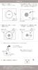 MYmama Embroidery Design Sheets for 100cm x for Handmade Crafts of Water-Soluble Sheets, Water-Soluble Embroidery, 98cm, Push-Stitching, (Set 2)