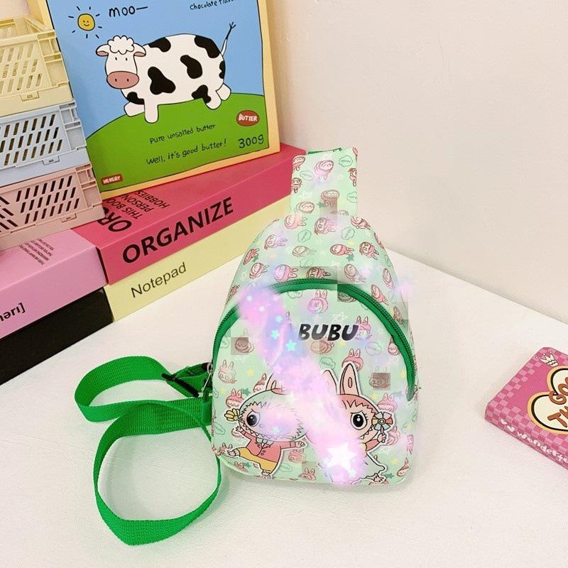 Cute Cartoon Children's Backpack: Trendy Casual Small Bag for Kindergarten Girls - Crossbody or Chest Style