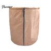 Winter Plant Protection Covers Planter Insulation Cover, Zippered Flower Pot Wrap, Cold Wind Shield for Potted Trees Bag with Drawstring Outdoor