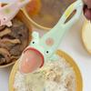 Funny Ceramic Frog Spoon Smashed Big Mouth Frog Spoon Niche Beauty High-end Handmade Spoon Creativity