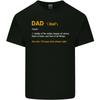 Dad Definition Funny Fathers Day Unisexs Light Cotton TShirt