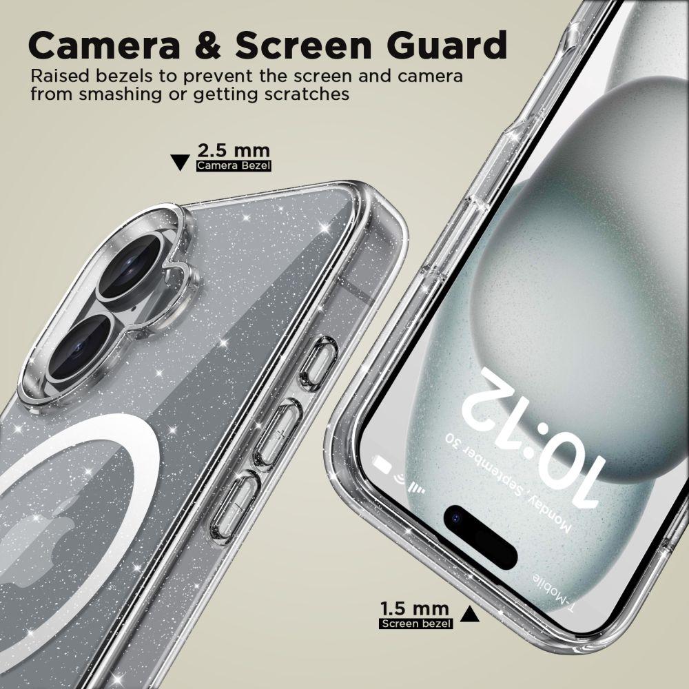 Tech-Protect Flexair Hybrid Magsafe Iphone 16 Glitter