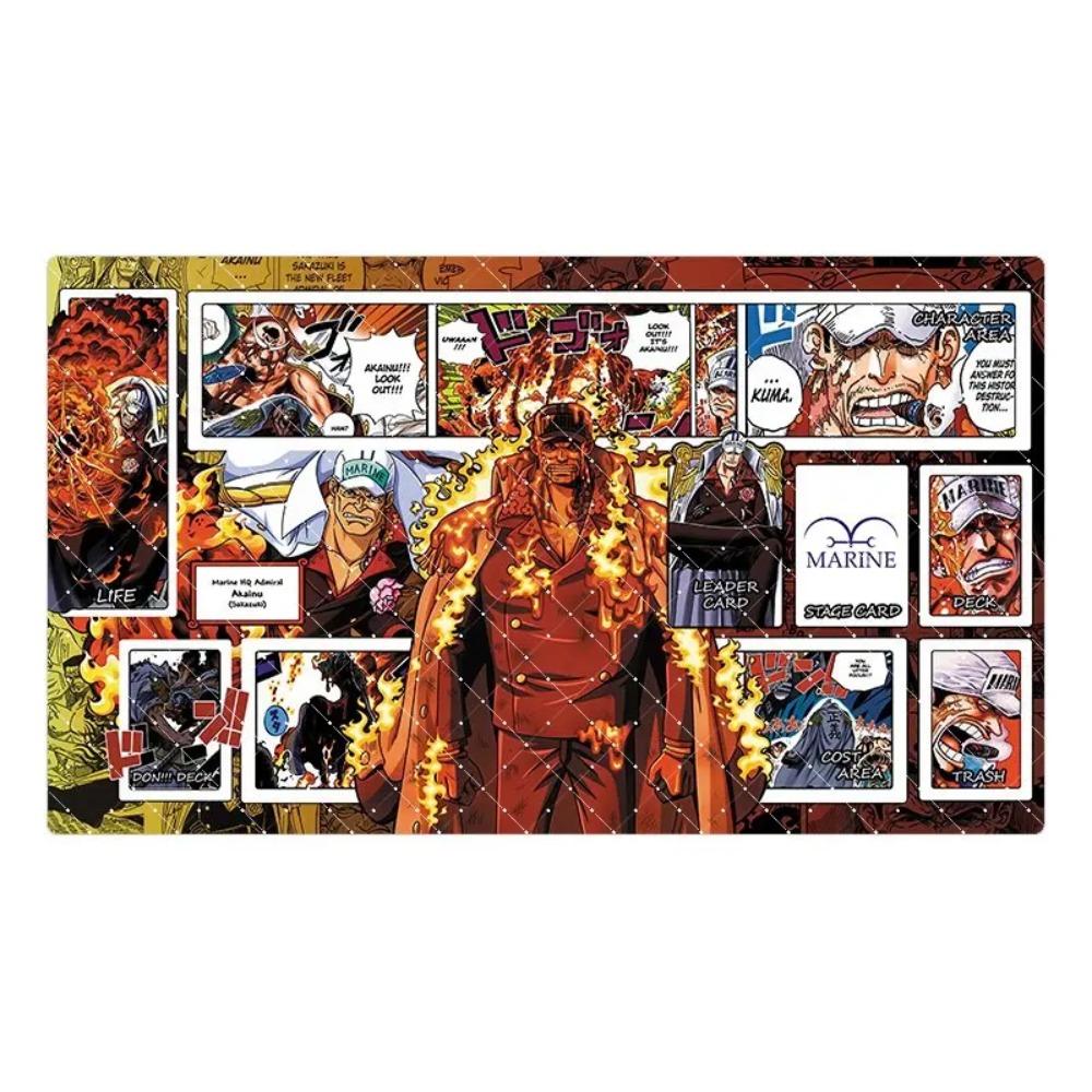 60*35*0.2cm Anime One Piece OPCG GAME Card PlayMat New Comic Series Enel Ace Law Hancock Brook Bonney Collection Gifts Toys
