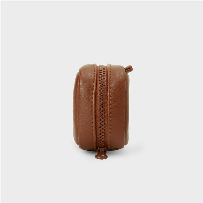 Line Friends Brown Leather-like Square Pouch (S)