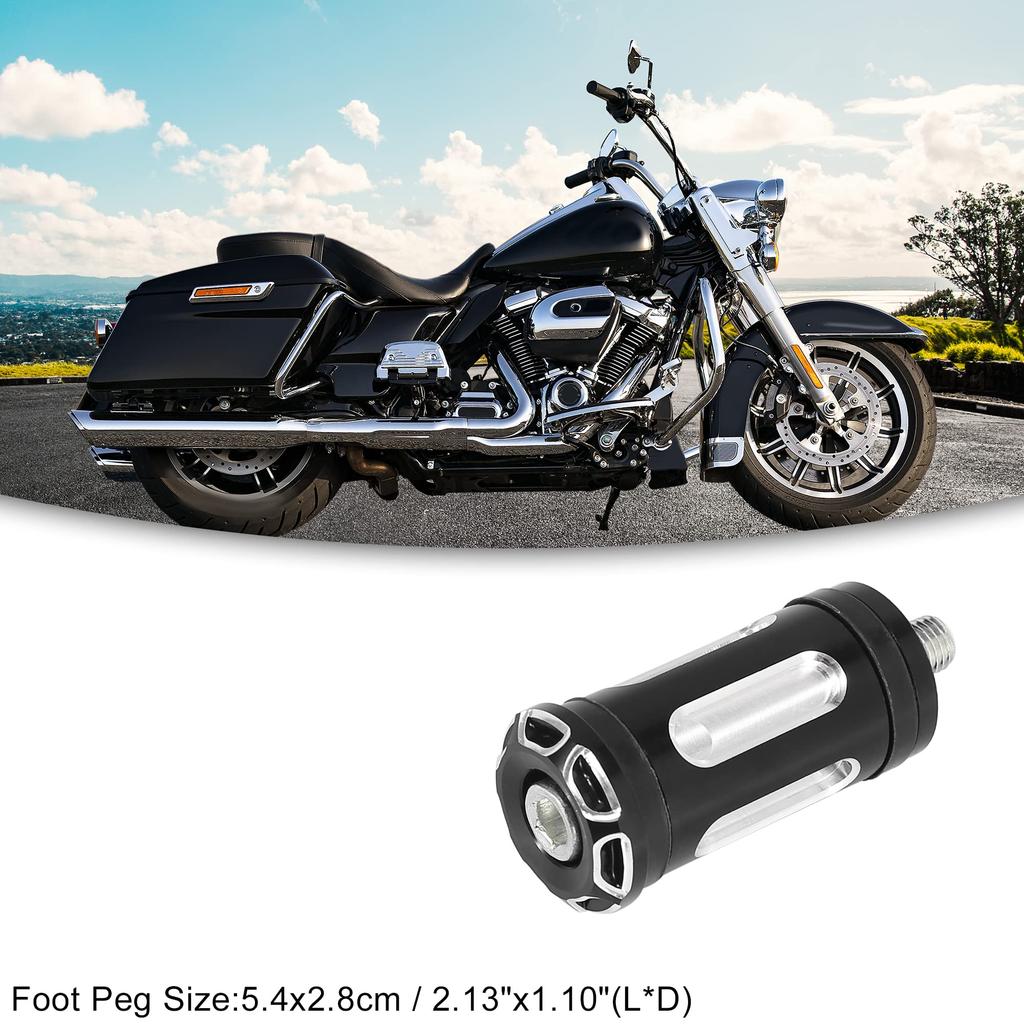 ACROPIX Motorrad Zehen Fußschalthebel Stifte Schalthebel Stifte für Harley Kompatibel mit Street Glide Touring Schwarz 1 Stück