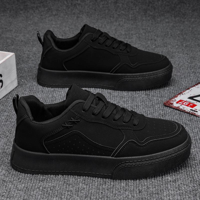 Four Seasons New Men's Board Shoes Work Casual Shoes Thick Soles Wear-resistant Anti-slip Retro Men's Shoes shoes for men