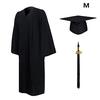 Grad University Graduation Gown Set Mortarboard Hat Bling Removable Tassel 2023 Happy Graduation