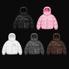 Street Vintage Winter Water-Resistant Zip-Up Coat Leopard Print Thick Warm Hooded Jacket Men Women