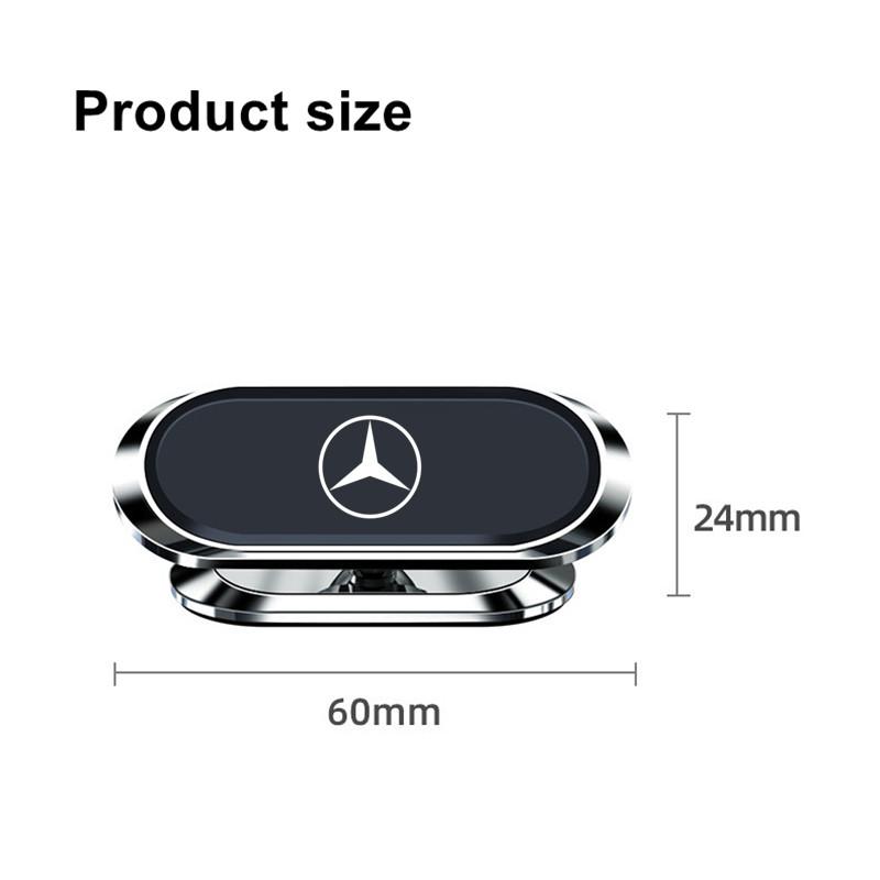 D1-Magnetic Car Phone Holder 360 Rotatable Mini Strip Shape Stand For Mercedes Benz B/C/E/S Class GLC GLK TYSJZ Interior Mouldings
