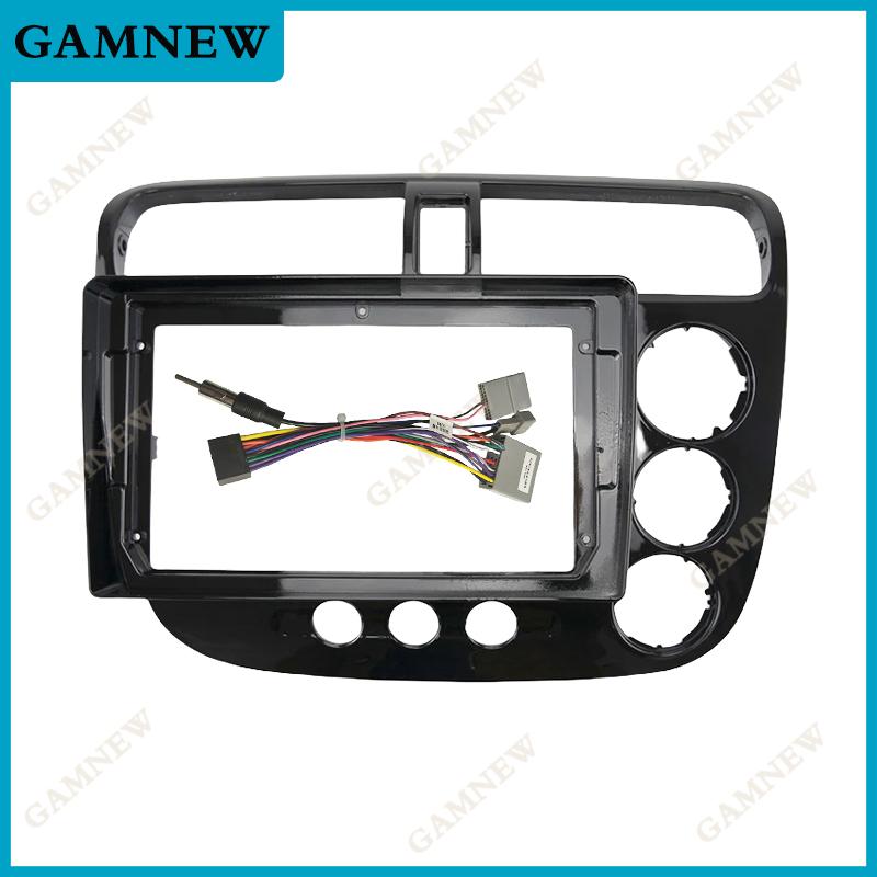 9 Inch Car Fascia Frame Adapter For Honda Civic Rebon 2001-2005 Android Radio Dashboard Fitting Panel Kit Face Plate