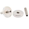 Musiclily Pro Roller Saddle Bridge, 10.4mm Pitch, ABR Tune-O-Matic Bridge for LP Les Paul Electric Guitars, Nickel