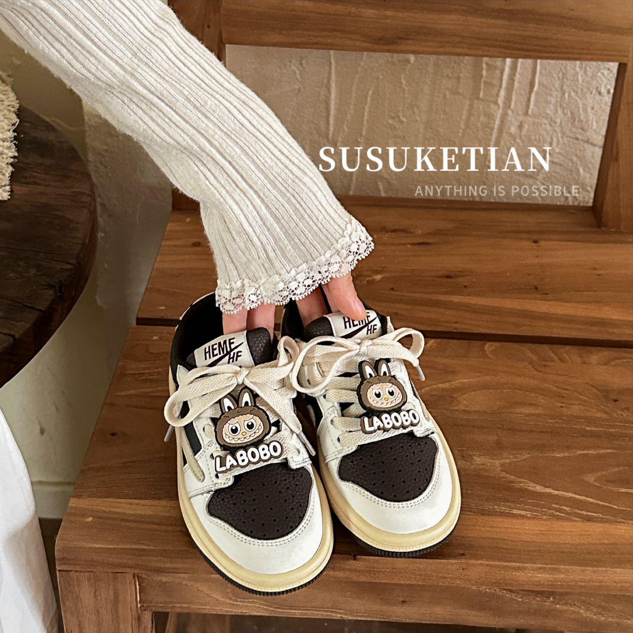 

2025 Autumn Mid-Sized Children s Trendy Canvas Shoes for Boys and Girls Size 26-30: 5 pairs коричневый
