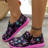 Neue große Schnürschuhe Farbe Low-Top Einzel-Schuhe Graffiti faul Leinwand flache Sohle Einzel-Schuhe